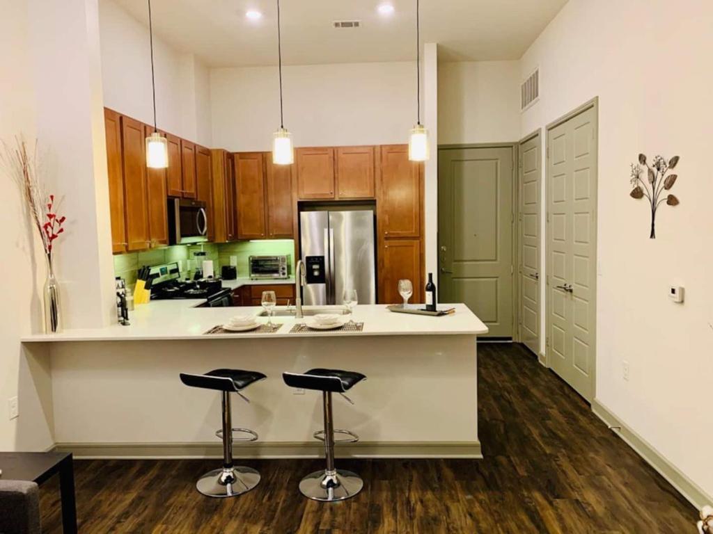 Downtown Apt Free Parking - Pool - Gym - Fully Kitchen Houston Esterno foto